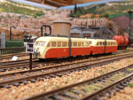 Autorail Floirat X5701 et sa remorque XR 9301 1948